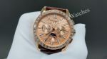 Patek Philippe  Complications 9100  Automatic Movement Brown Leather Strap Pink 42mm Watch
